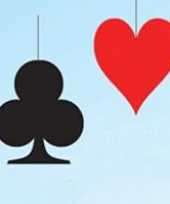 Kaartspel decoratie hangers